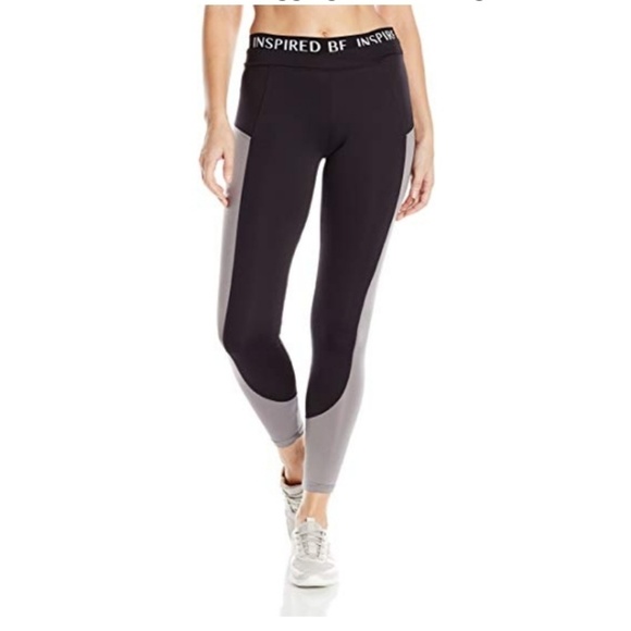 Energie Pants - Juniors Mesh Inset Active Legging with waistband